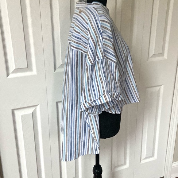 NWT Free People Sunday Morning Short Sleeve Sleep Shirt - Picture 14 of 16